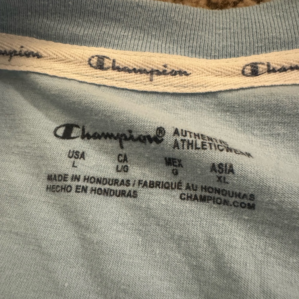 Champion Sky Blue Athletic Tee - Picture 2 of 2